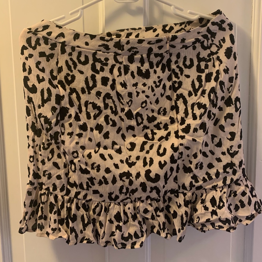 Cheetah print skirt
